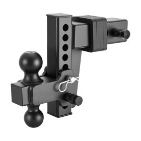 Adjustable Trailer Hitch, Fit 2.5 Inch Receiver, Trailer Hitch Mount with 2 Inch & 2-5/16 Inch Balls, 28000 lbs GTW, 6 Inch Drop