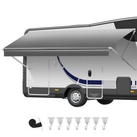 RV Awning Fabric Replacement, 18' (Fabric 17'2") 18 oz Heavy-Duty Weatherproof Vinyl Camper Awning Replacement
