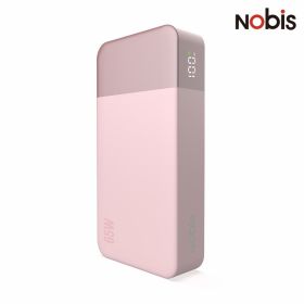 NOBIS Portable Charger 65W Fast Charging 20000mAh Power Bank for Laptop and Phone (Color: Pink)
