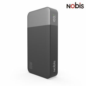 NOBIS Portable Charger 65W Fast Charging 20000mAh Power Bank for Laptop and Phone (Color: Black)
